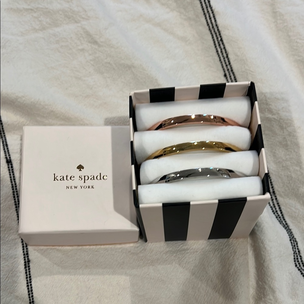 Kate Spade Metallic Bangle Trio